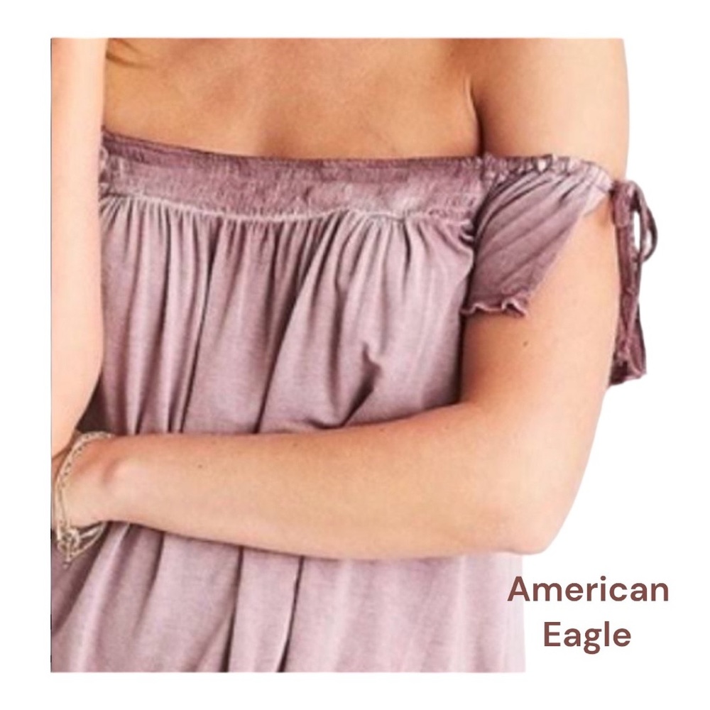 American Eagle Soft & Sexy Off the‎ Shoulder shirt NWT size L